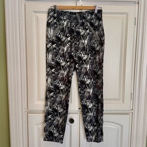 Athleta Palm leaves  Light Joggers